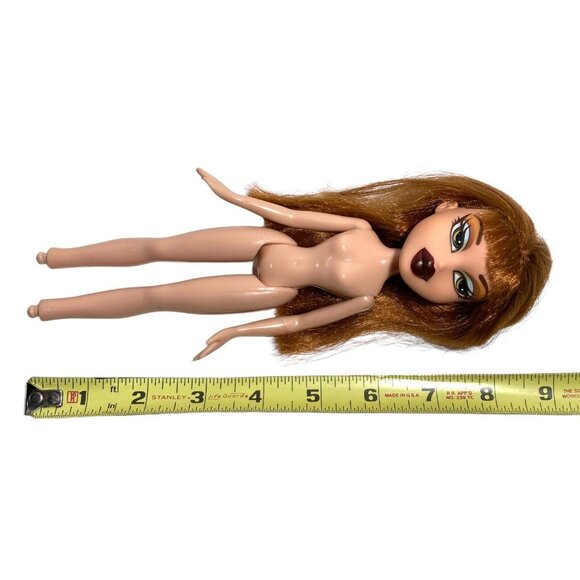 Bratz Meygan Xpress It 2002 Green Eyes Burgundy Lips Nude Doll Only MGA - Picture 11 of 12